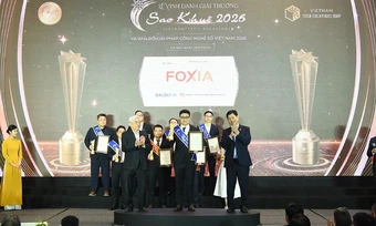 Giải pháp AI doanh nghiệp của Foxia được vinh danh tại Sao Khuê 2026