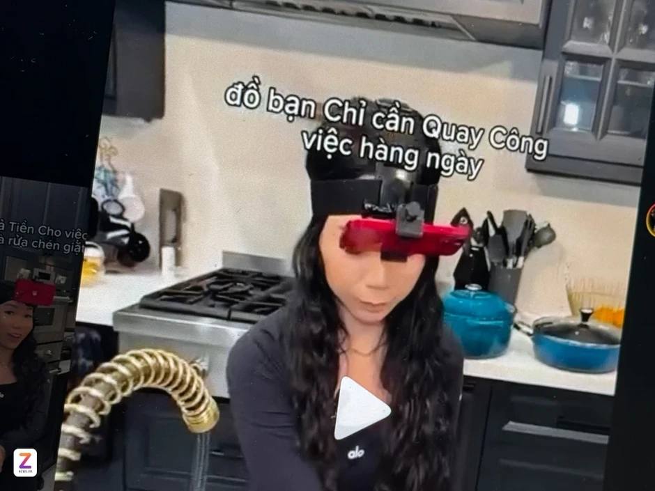 Người Việt bán video rửa chén, lau nhà lấy 2.000 đồng