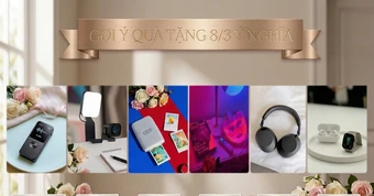 Top quà tặng công nghệ 8/3 ý nghĩa nhất cho mẹ, vợ, người yêu năm 2026