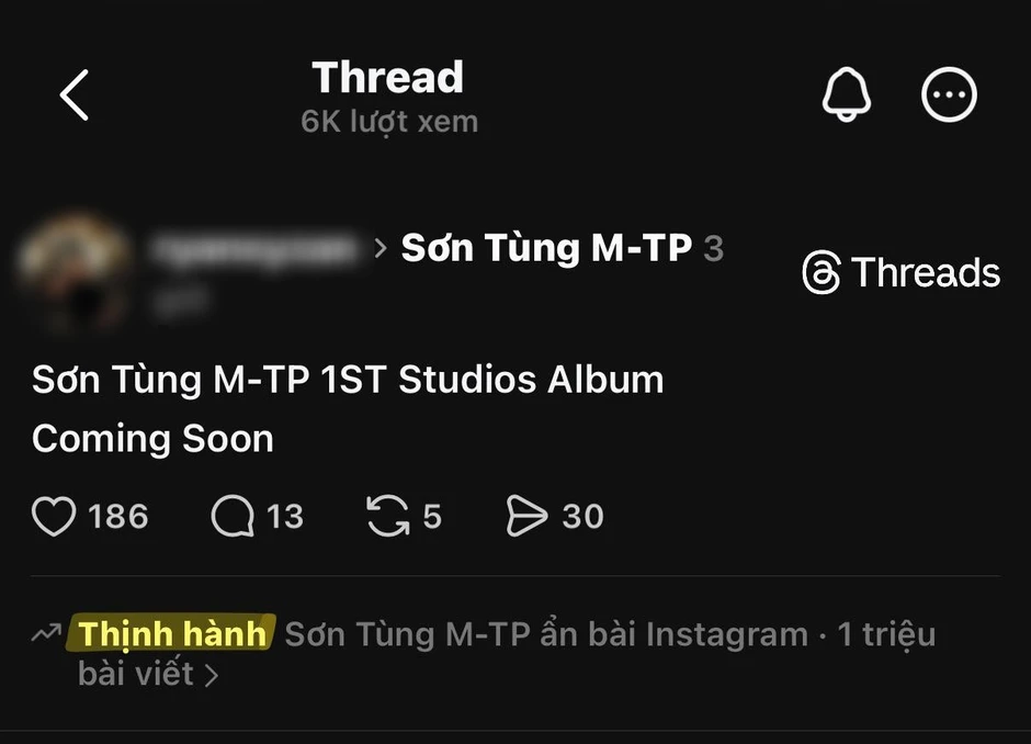 1 triệu bài đăng đưa Sơn Tùng M-TP lên thẳng top trending, Instagam 8.3 triệu followers trống trơn 1 triệu bài đăng đưa Sơn Tùng M-TP lên thẳng top trending, Instagam 8.3 triệu followers trống trơn