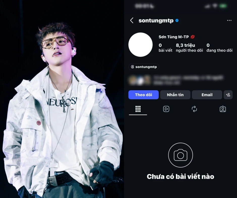 1 triệu bài đăng đưa Sơn Tùng M-TP lên thẳng top trending, Instagam 8.3 triệu followers trống trơn 1 triệu bài đăng đưa Sơn Tùng M-TP lên thẳng top trending, Instagam 8.3 triệu followers trống trơn