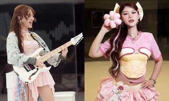 'Anh trai, chị đẹp' khuấy động MV Ngọc Thanh Tâm