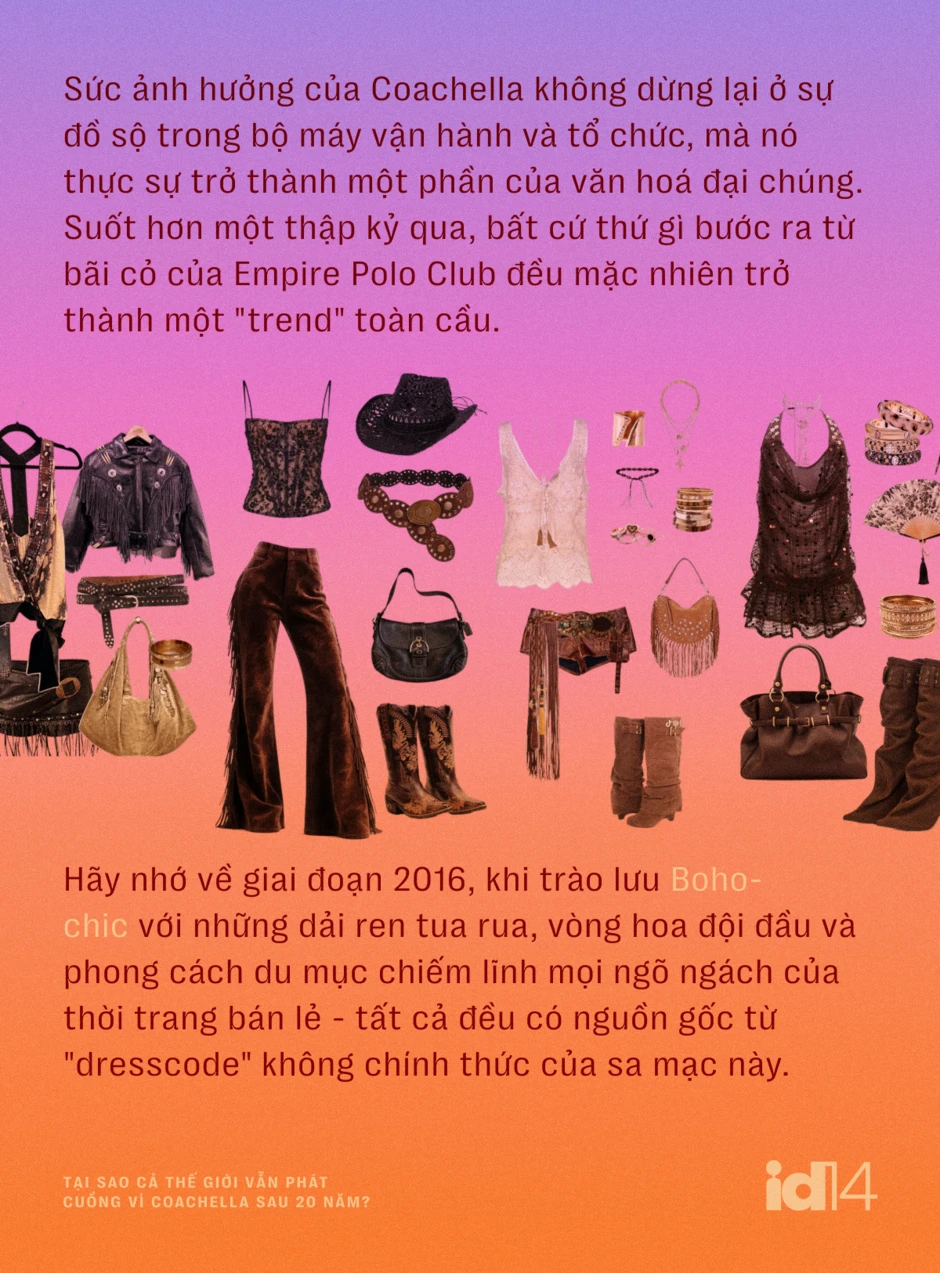 Cỗ máy 700 triệu USD giữa sa mạc: Tại sao cả thế giới vẫn "phát cuồng" vì Coachella sau 20 năm? Cỗ máy 700 triệu USD giữa sa mạc: Tại sao cả thế giới vẫn "phát cuồng" vì Coachella sau 20 năm?