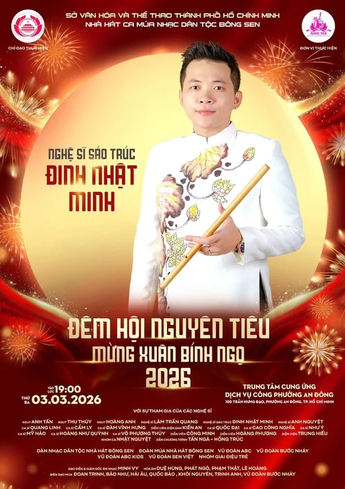Đàm Vĩnh Hưng, Cẩm Ly, Quang Linh hội ngộ trong "Đêm hội Nguyên Tiêu 2026"