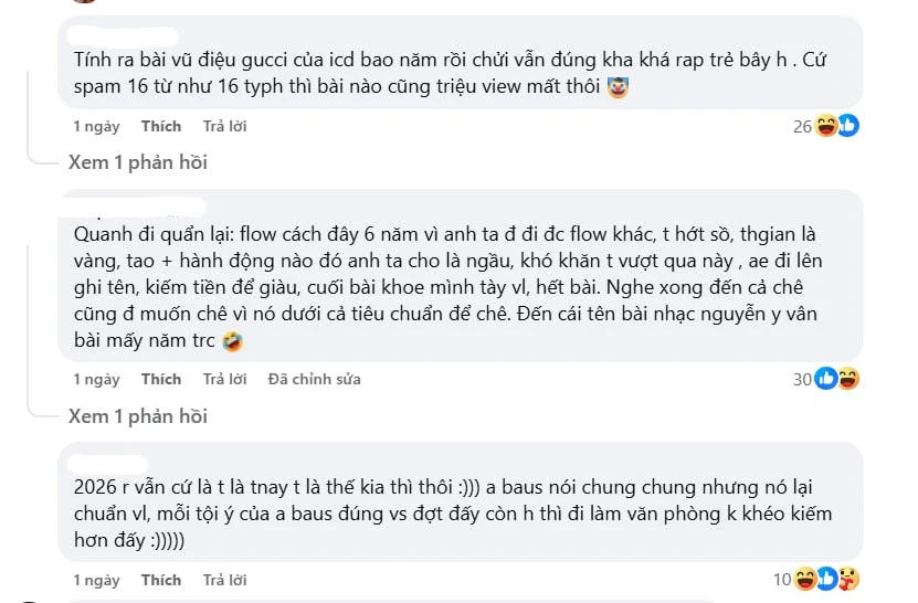 Hiện tượng Rap Việt một thời tái xuất nhạt nhòa: Bị chê “out meta”, nhạc 10 bài như 1 Hiện tượng Rap Việt một thời tái xuất nhạt nhòa: Bị chê “out meta”, nhạc 10 bài như 1
