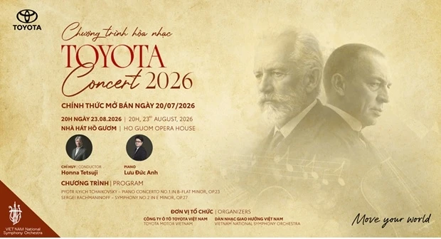 Hòa nhạc Toyota 2026: Đêm diễn được mong chờ với các tuyệt phẩm âm nhạc Nga Hòa nhạc Toyota 2026: Đêm diễn được mong chờ với các tuyệt phẩm âm nhạc Nga