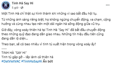 Hoá ra đây là thông điệp của show Tinh Hà Say Hi, đọc xong mới biết vì sao khó hiểu Hoá ra đây là thông điệp của show Tinh Hà Say Hi, đọc xong mới biết vì sao khó hiểu