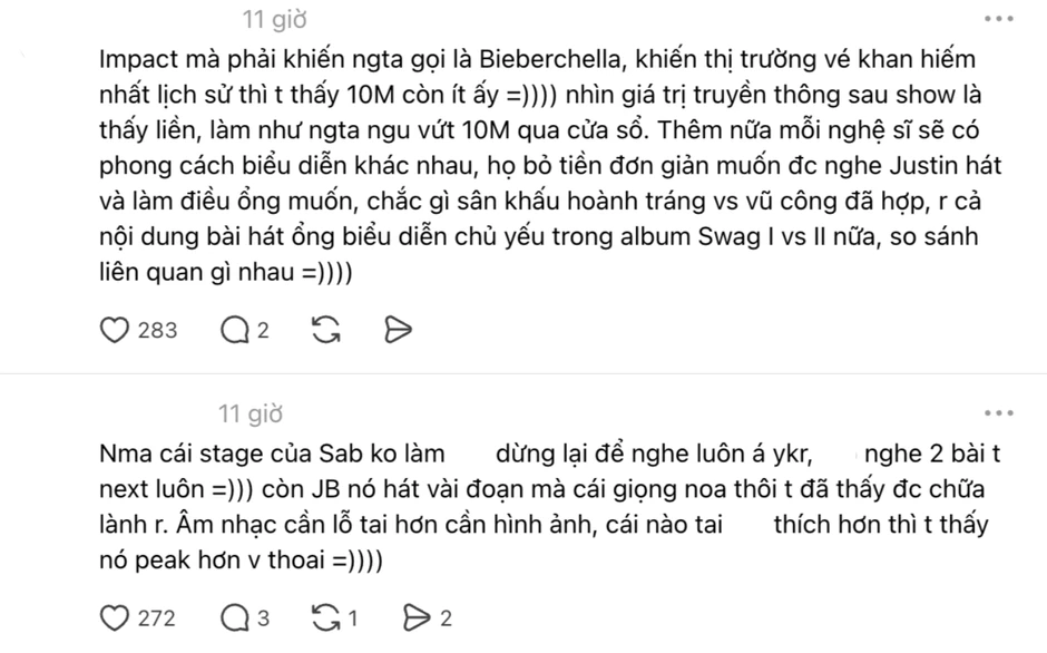 Justin Bieber ngồi hát karaoke bỏ túi 263 tỷ, nghệ sĩ nữ phải cố gắng đến mức nào? Justin Bieber ngồi hát karaoke bỏ túi 263 tỷ, nghệ sĩ nữ phải cố gắng đến mức nào?