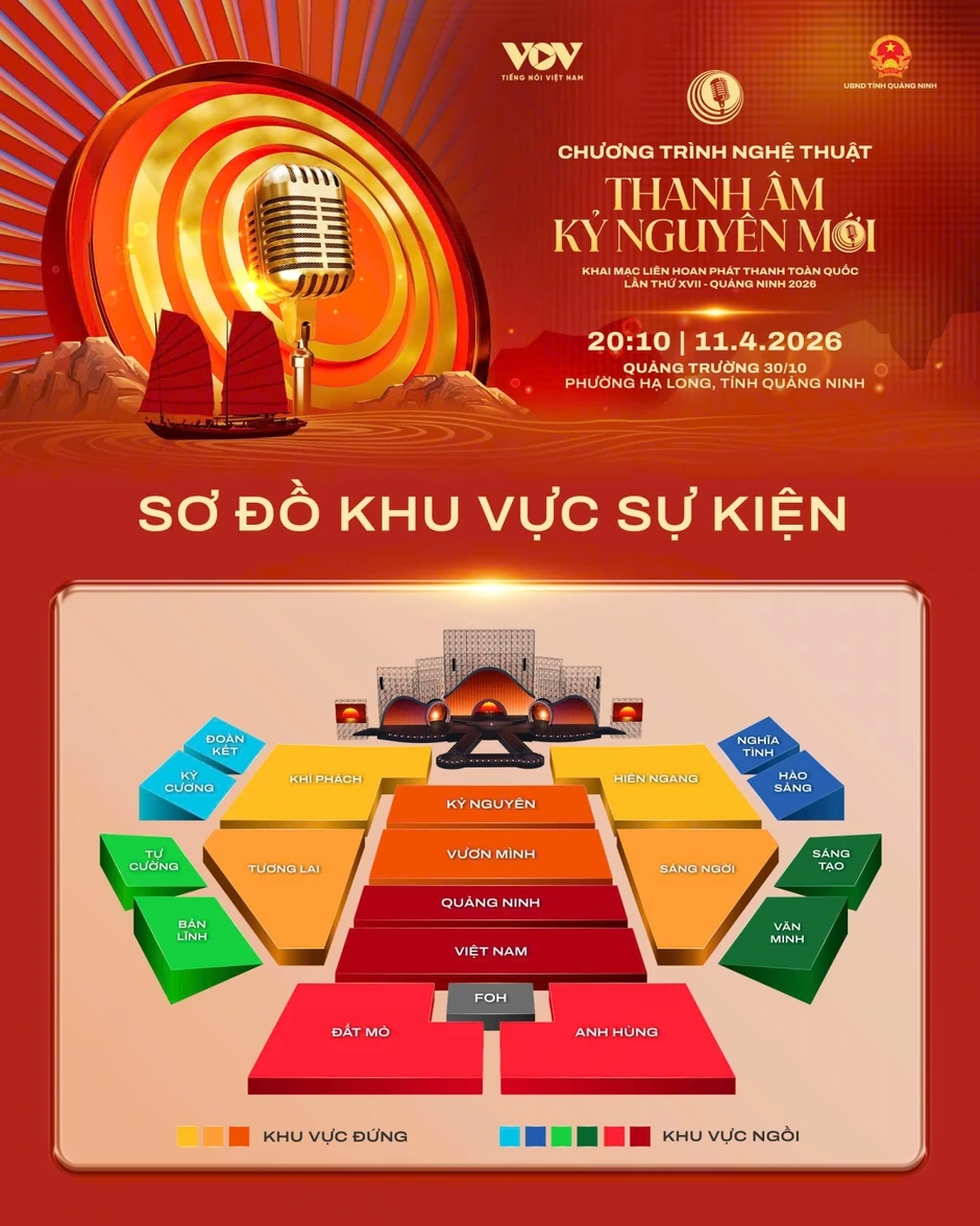 Sơ đồ ghế ngồi concert “Thanh âm kỷ nguyên mới” Sơ đồ ghế ngồi concert “Thanh âm kỷ nguyên mới”