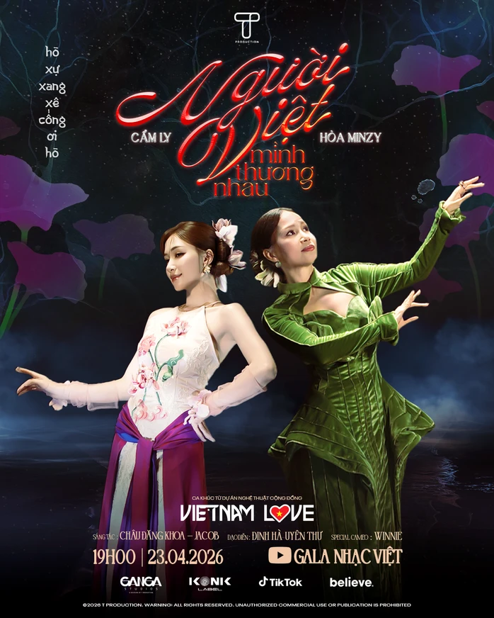 Sự kết hợp lần đầu tiên giữa Hòa Minzy và Cẩm Ly gây chấn động với khán giả Sự kết hợp lần đầu tiên giữa Hòa Minzy và Cẩm Ly gây chấn động với khán giả