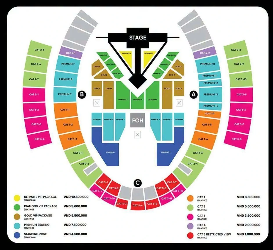 Vé concert BIGBANG tại Hà Nội từ 1 triệu đồng đến 10,5 triệu đồng Vé concert BIGBANG tại Hà Nội từ 1 triệu đồng đến 10,5 triệu đồng