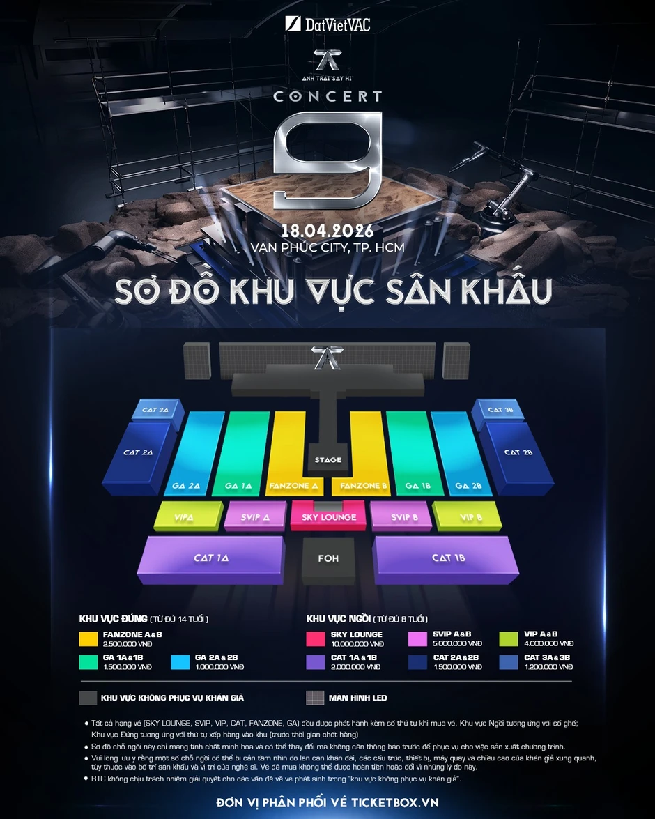 Xôn xao mức giá vé lên tới 50 triệu đồng, concert Anh Trai Say Hi D-9 đang hứa hẹn điều gì? Xôn xao mức giá vé lên tới 50 triệu đồng, concert Anh Trai Say Hi D-9 đang hứa hẹn điều gì?