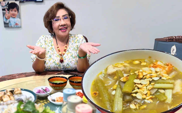 Bánh canh vỏ bưởi của Lệ Thủy ngon cỡ nào mà nấu ra là sạch bách nồi
