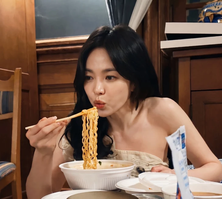Cách nào để ăn mì ăn liền ngon mà không sợ tăng cân như Song Hye Kyo? Cách nào để ăn mì ăn liền ngon mà không sợ tăng cân như Song Hye Kyo?