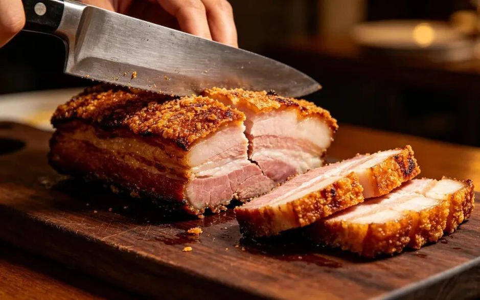 Món thịt ba chỉ nướng giòn bì tại nhà: Bí quyết để không bị dai Món thịt ba chỉ nướng giòn bì tại nhà: Bí quyết để không bị dai
