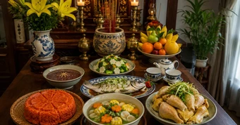 Mùng 1/7 âm, đừng chỉ nghĩ mâm cúng có gì: Từng món ăn còn gửi gắm một lời cầu mong