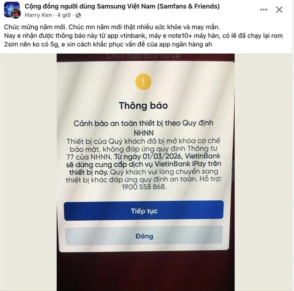 Nhiều điện thoại sẽ không thể sử dụng MoMo, Zalopay Nhiều điện thoại sẽ không thể sử dụng MoMo, Zalopay