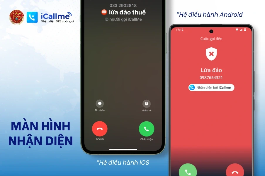 Trung tâm Ứng dụng công nghệ bảo vệ dữ liệu cá nhân giao iCallme phát triển giải pháp chặn lừa đảo Trung tâm Ứng dụng công nghệ bảo vệ dữ liệu cá nhân giao iCallme phát triển giải pháp chặn lừa đảo