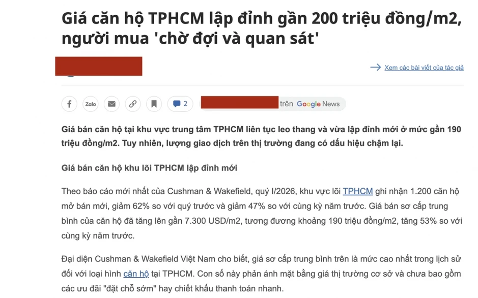 Ai kiểm chứng những “báo cáo thị trường” bất động sản? Ai kiểm chứng những “báo cáo thị trường” bất động sản?