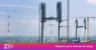 Cận cảnh cầu nối Cần Giờ với tỉnh Đồng Nai sắp hợp long