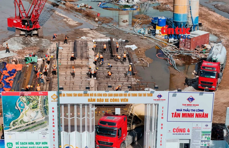 Cận cảnh đại công trường Trung tâm hành chính TP Hồ Chí Minh mới