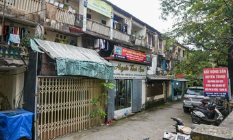 Cận cảnh khu tập thể hơn 40 năm ở Hà Nội sắp được thay bằng 3 tòa nhà 34 tầng