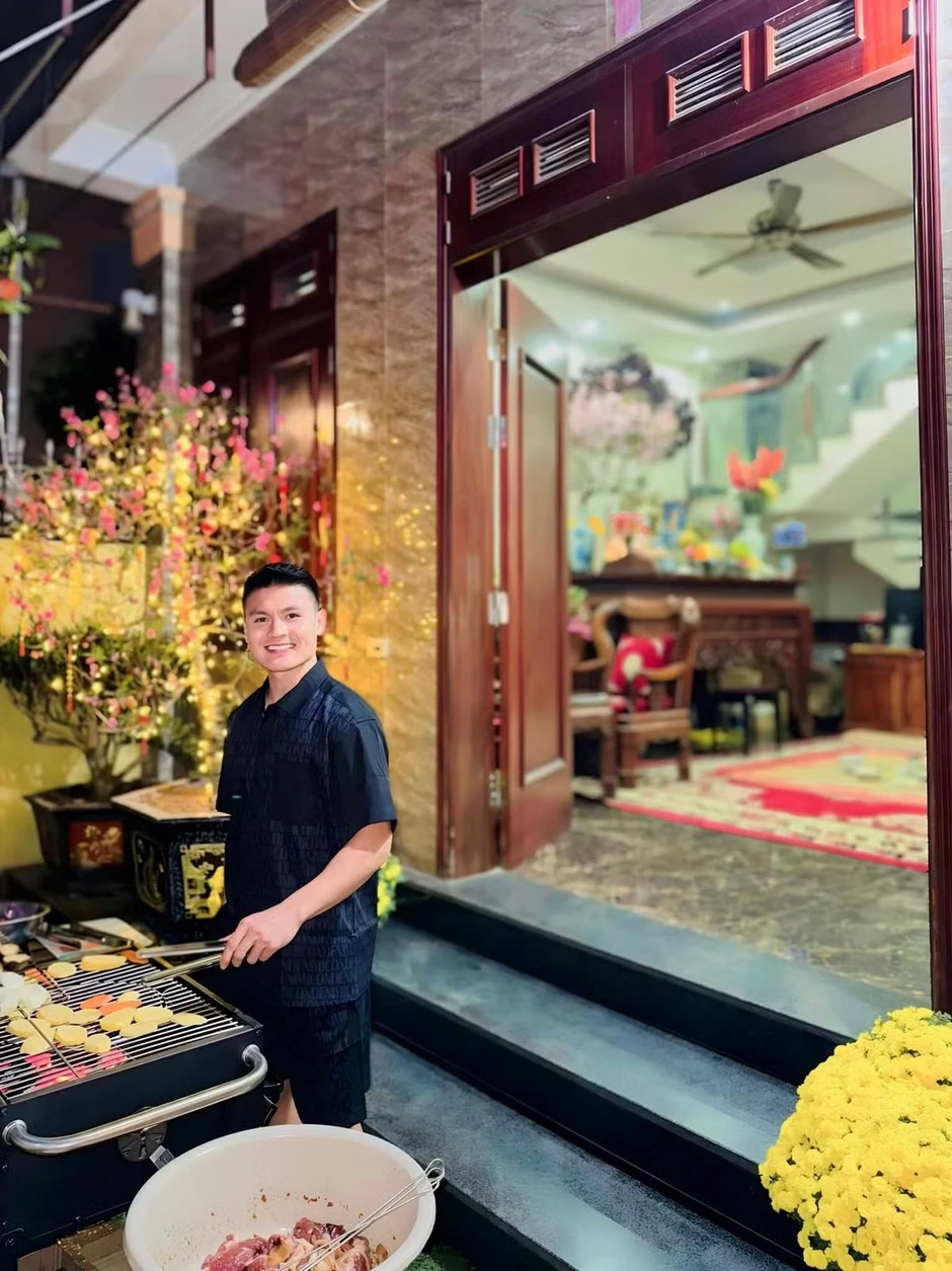 Căn nhà ở quê của Xuân Son, Đình Bắc, Quang Hải