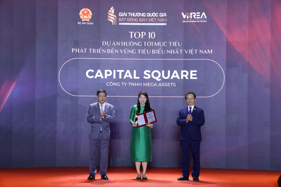 Capital Square vào “Top 10 Dự án hướng tới mục tiêu phát triển bền vững tiêu biểu nhất Việt Nam” Capital Square vào “Top 10 Dự án hướng tới mục tiêu phát triển bền vững tiêu biểu nhất Việt Nam”