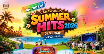 CaraWorld Summer Hits 2026: “Thắp lửa” mùa hè Cam Ranh giữa đà tăng trưởng du lịch Khánh Hòa