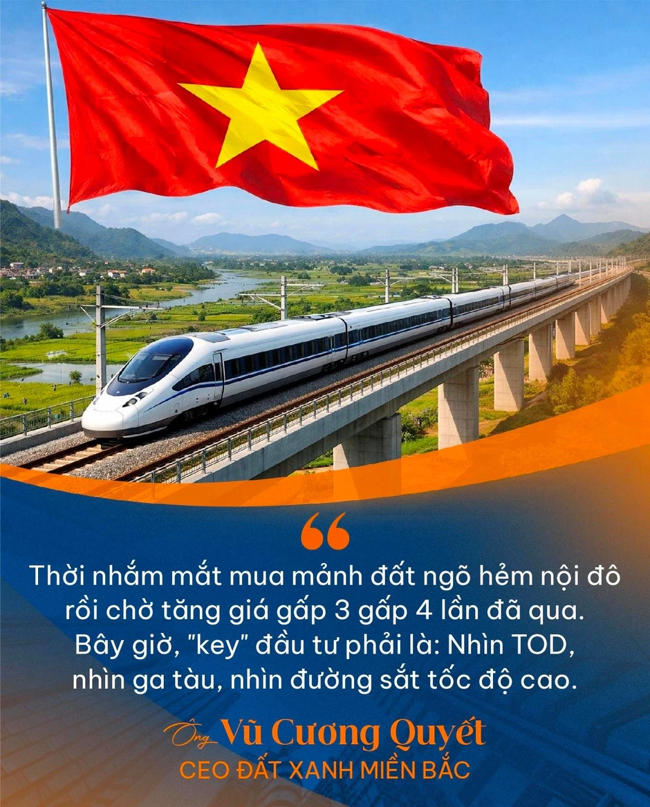 CEO Đất Xanh Miền Bắc: Một đồng hạ tầng metro sẽ tạo ra tạo đòn bẩy 10 đồng, bất động sản dọc TOD sẽ tăng trưởng khủng khiếp CEO Đất Xanh Miền Bắc: Một đồng hạ tầng metro sẽ tạo ra tạo đòn bẩy 10 đồng, bất động sản dọc TOD sẽ tăng trưởng khủng khiếp