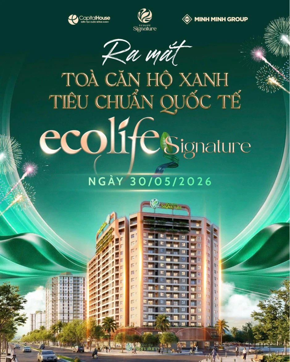 Chính thức ra mắt căn hộ xanh Ecolife Signature Đà Nẵng Chính thức ra mắt căn hộ xanh Ecolife Signature Đà Nẵng