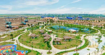 Chưa bàn giao nhà đã xong tiện ích, Vinhomes Golden City “gây sốt” khi chuẩn bị ra mắt công viên 5ha