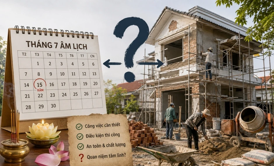 Có nên động thổ, sửa nhà tháng 7 âm lịch? Có nên động thổ, sửa nhà tháng 7 âm lịch?