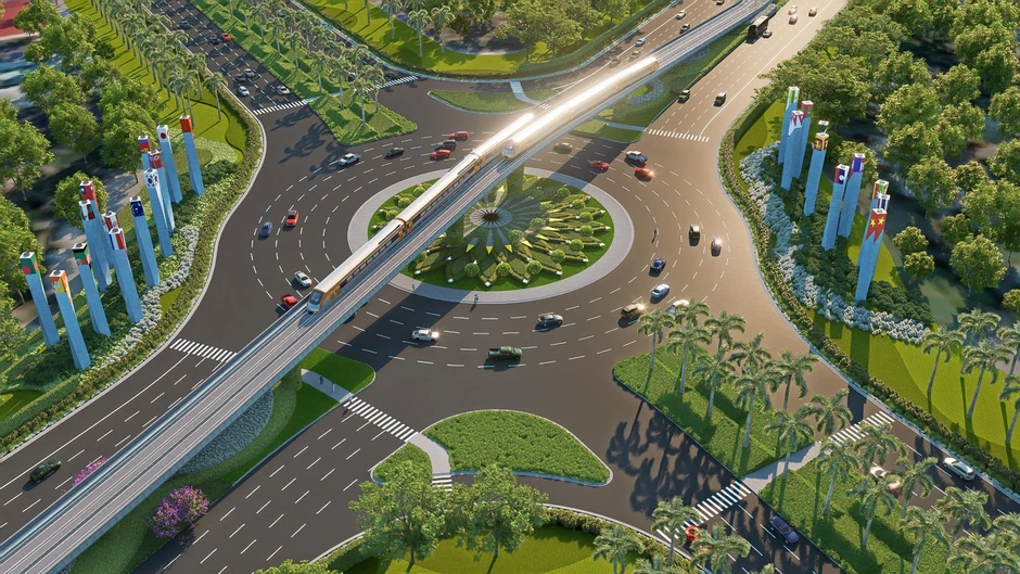 Công nhân đội mưa gấp rút thi công tuyến tàu điện LRT ở Phú Quốc Công nhân đội mưa gấp rút thi công tuyến tàu điện LRT ở Phú Quốc