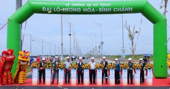 Đại lộ Lương Hòa - Bình Chánh thông xe, động lực cho Tây TPHCM phát triển