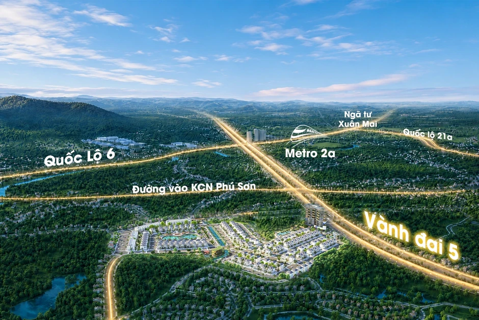 Đô thị xanh hơn 11ha với mật độ xây dựng 25,7% tại cửa ngõ Tây Hà Nội Đô thị xanh hơn 11ha với mật độ xây dựng 25,7% tại cửa ngõ Tây Hà Nội