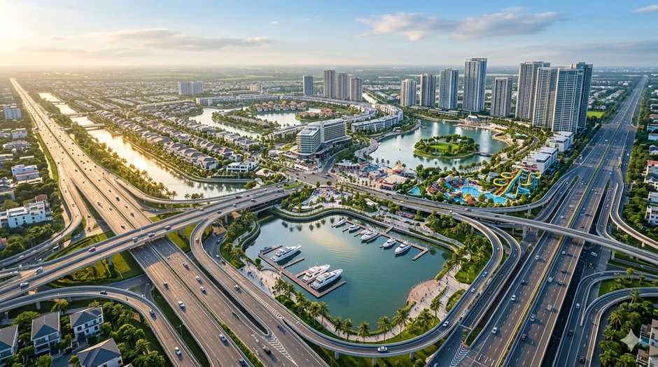 Dự án lớn nhất lịch sử miền Tây do Vingroup đề xuất : Rộng gấp đôi sân bay Tân Sơn Nhất, dân số dự kiến 300.000 người Dự án lớn nhất lịch sử miền Tây do Vingroup đề xuất : Rộng gấp đôi sân bay Tân Sơn Nhất, dân số dự kiến 300.000 người