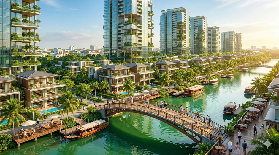 Dự án lớn nhất lịch sử miền Tây do Vingroup đề xuất : Rộng gấp đôi sân bay Tân Sơn Nhất, dân số dự kiến 300.000 người Dự án lớn nhất lịch sử miền Tây do Vingroup đề xuất : Rộng gấp đôi sân bay Tân Sơn Nhất, dân số dự kiến 300.000 người