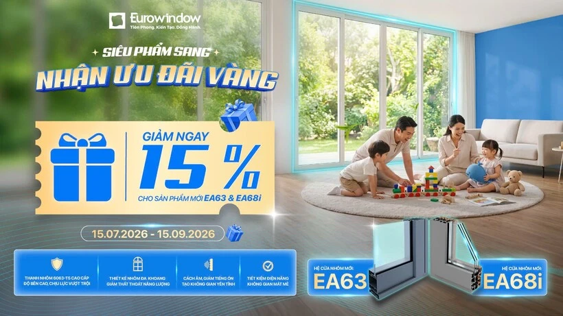 EA63 – Nhôm thế hệ mới dành cho những công trình đề cao tính bền vững EA63 – Nhôm thế hệ mới dành cho những công trình đề cao tính bền vững