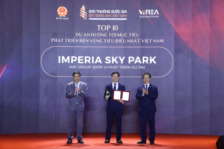 Hai dự án do MIK Group phát triển được vinh danh tại Giải thưởng Quốc gia Bất động sản Việt Nam 2026 Hai dự án do MIK Group phát triển được vinh danh tại Giải thưởng Quốc gia Bất động sản Việt Nam 2026