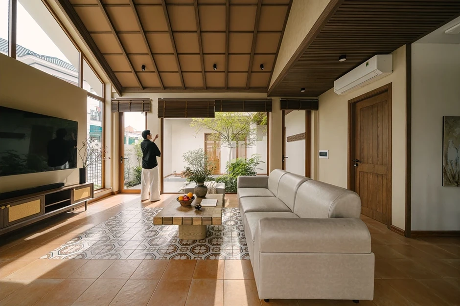 Hải Dương Villa: Nén diện tích xây dựng để mở rộng không gian thiên nhiên xanh mát Hải Dương Villa: Nén diện tích xây dựng để mở rộng không gian thiên nhiên xanh mát