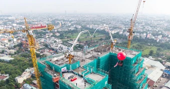 Happy One Sora cất nóc đúng tiến độ, khẳng định cam kết phát triển dự án của Vạn Xuân Group