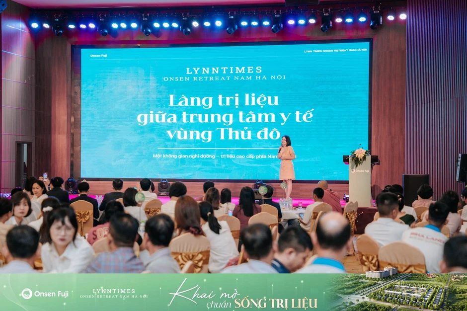 Khai mở Chuẩn sống trị liệu tại cửa ngõ thủ đô: Hơn 300 khách hàng bùng nổ cùng Lynn Times Onsen Retreat Nam Hà Nội Khai mở Chuẩn sống trị liệu tại cửa ngõ thủ đô: Hơn 300 khách hàng bùng nổ cùng Lynn Times Onsen Retreat Nam Hà Nội
