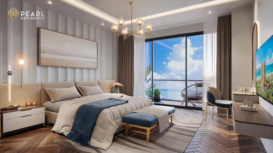 Khám phá căn hộ độc bản tại Pearl Residence Cửa Lò