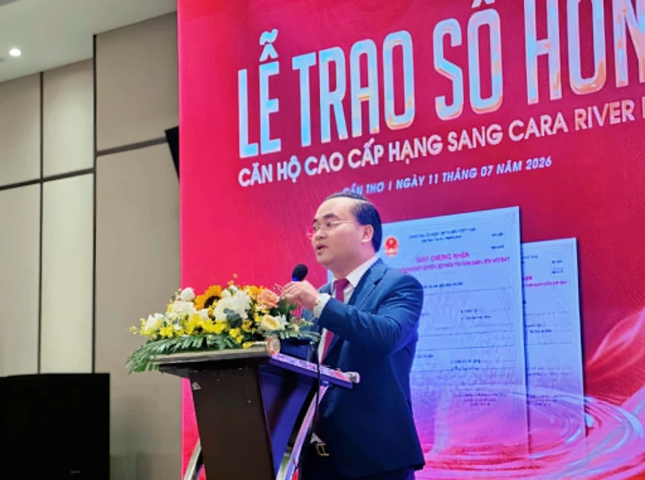 Lễ bàn giao sổ hồng căn hộ Cara River Park: Bước tiến khẳng định uy tín Chủ đầu tư Cara Group Lễ bàn giao sổ hồng căn hộ Cara River Park: Bước tiến khẳng định uy tín Chủ đầu tư Cara Group