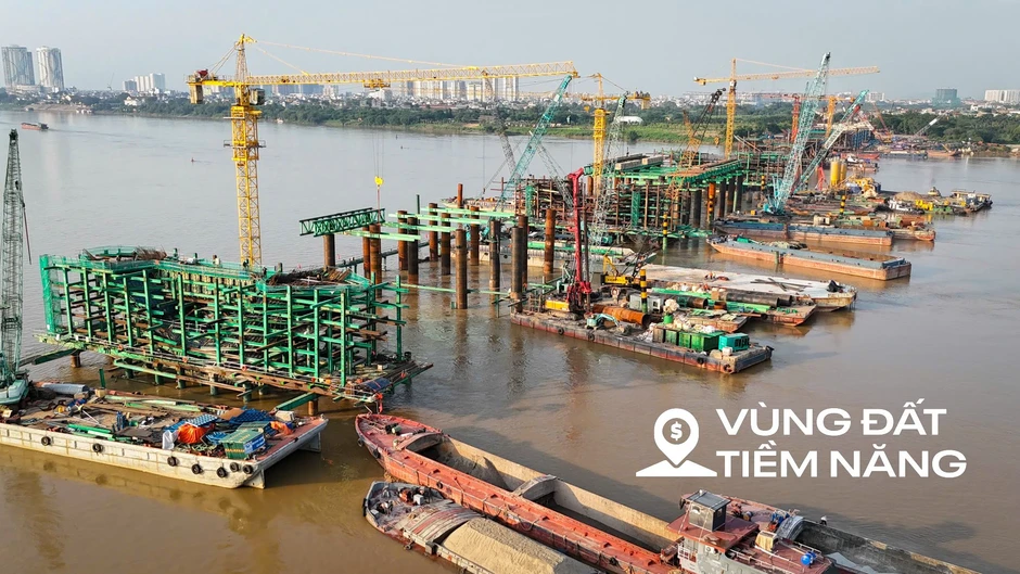 Ngắm đại công trường xây cầu vô cực ở Hà Nội: 8 tháng đạt gần 40% tiến độ, 26.000 tấn thép đã sẵn sàng, 500 người làm 3 ca để vượt qua cột mốc khó khăn nhất Ngắm đại công trường xây cầu vô cực ở Hà Nội: 8 tháng đạt gần 40% tiến độ, 26.000 tấn thép đã sẵn sàng, 500 người làm 3 ca để vượt qua cột mốc khó khăn nhất