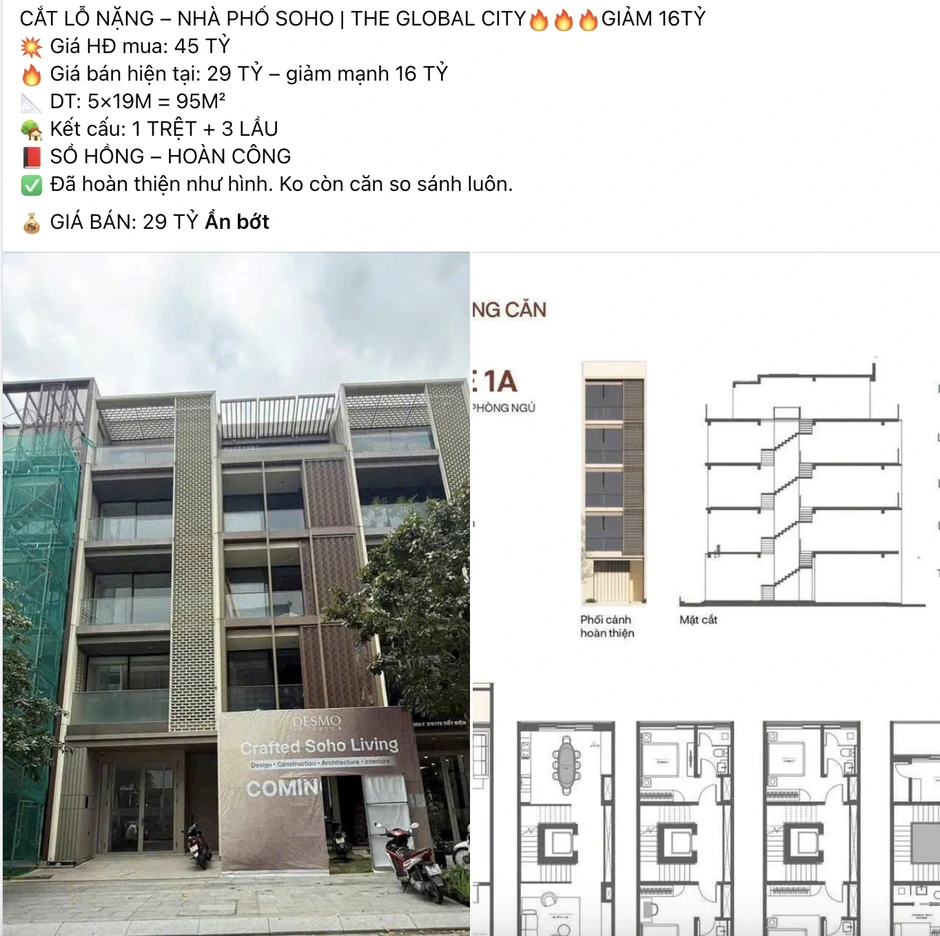 Nhà phố TPHCM ế khách, nhiều căn rao giảm 16 tỷ đồng vẫn khó bán Nhà phố TPHCM ế khách, nhiều căn rao giảm 16 tỷ đồng vẫn khó bán
