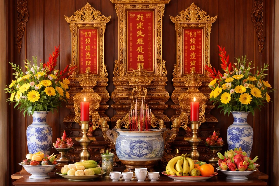 Những lưu ý khi dọn nhà, bày biện bàn thờ đón Tết để cả năm an cư, vượng khí Những lưu ý khi dọn nhà, bày biện bàn thờ đón Tết để cả năm an cư, vượng khí