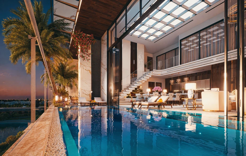 Noble Crystal Long Bien WorldHotels Residences: Tư dinh trên không sở hữu bể bơi và sân vườn riêng Noble Crystal Long Bien WorldHotels Residences: Tư dinh trên không sở hữu bể bơi và sân vườn riêng