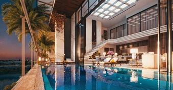 Noble Crystal Long Bien WorldHotels Residences: Tư dinh trên không sở hữu bể bơi và sân vườn riêng